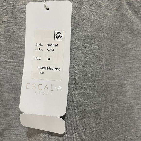 Escada Sport Two Tone Grey Sheath Dress US 6 New with Tags - Picture 10 of 13